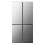 View Hisense 31.5 in. 17 cu. ft. Stainless Steel Counter Depth 4-Door Refrigerator with Triple-Zone Function image 1