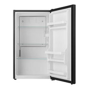 View Hisense 33 in. 3.3 cu ft. Black Compact Fridge with Reversible Curved Door image 2