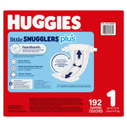 View Huggies Little Snugglers Plus Diapers, Sizes 1 - 2 image 3