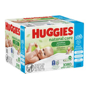 View Huggies Natural Care Plus Wipes, 15-packs of 72 image 2