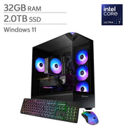 View iBUYPOWER Element Gaming Desktop, Intel Core Ultra 7 265F - 32GB RAM, 2TB SSD, 8GB NVIDIA GeForce RTX 5060 Ti image 2