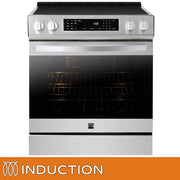 View Kenmore 30 in. 5 cu ft. Stainless Steel Digital Control Induction Range with True Convection and Air Fry image 1