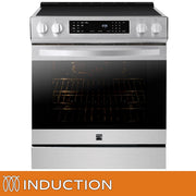 View Kenmore 30 in. 5 cu ft. Stainless Steel Digital Control Induction Range with True Convection and Air Fry image 2
