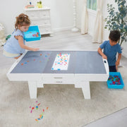 View KidKraft Building Bricks Play N Glow Light-Up Table with 210 Bricks image 3
