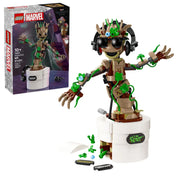 View LEGO Marvel Dancing Groot, Animated Guardians of the Galaxy Toy 76297 image 1