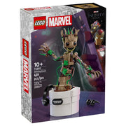 View LEGO Marvel Dancing Groot, Animated Guardians of the Galaxy Toy 76297 image 5