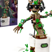 View LEGO Marvel Dancing Groot, Animated Guardians of the Galaxy Toy 76297 image 6