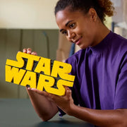 View LEGO Star Wars Brick-Built Star Wars Logo Sign 75407 image 2
