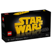 View LEGO Star Wars Brick-Built Star Wars Logo Sign 75407 image 5