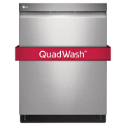 View LG 24 in. Stainless-steel Built-in Top Control Dishwasher with Adjustable Third-level Rack image 1