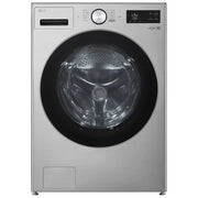 View LG 27 in. 5.8 cu ft. Graphite Steel Front Load Washer with AI DD and TurboWash image 1