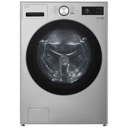View LG 27 in. 5.8 cu ft. Graphite Steel Front Load Washer with AI DD and TurboWash image 2