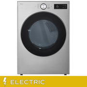 View LG 27 in. 7.4 cu ft. Graphite Steel Electric Dryer with AI Sensor Dry image 2