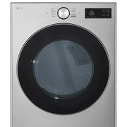 View LG 27 in. 7.4 cu ft. Graphite Steel Electric Dryer with AI Sensor Dry image 6