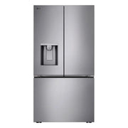 View LG 36 in. 24 cu ft. Prime Silver Counter Depth MAX French Door Refrigerator with Ice and Water Dispenser image 1