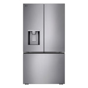 View LG 36 in. 24 cu ft. Prime Silver Counter Depth MAX French Door Refrigerator with Ice and Water Dispenser image 2