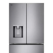 View LG 36 in. 24 cu ft. Prime Silver Counter Depth MAX French Door Refrigerator with Ice and Water Dispenser image 3