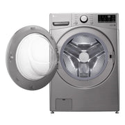 View LG 5.2 cu. ft. Graphite Steel Ultra Large Capacity Front Load Washer with 6Motion Technology image 2