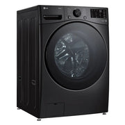 View LG 5.2 cu ft. Midnight Black Smart Front Load Washer with AI Direct Drive image 3