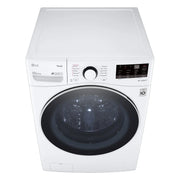 View LG 5.2 cu ft. White Front Load Steam Washer with ThinQ Technology and Wi-Fi Enabled image 6
