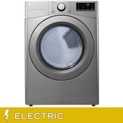 View LG 7.4 cu ft. Graphite Steel Electric Ultra Large Capacity Dryer with SmartDiagnosis image 2