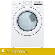 View LG 7.4 cu ft. White Electric Dryer with Sensor Dry image 3