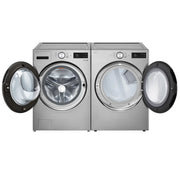 View LG Laundry Bundle 5.8 cu ft. Front Load Washer and 7.4 cu ft. Electric Dryer image 5