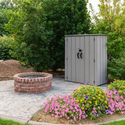 View Lifetime Vertical Storage Shed with Shelves image 2
