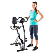 View Marcy Foldable Exercise Bike with High-back Seat image 1