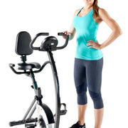 View Marcy Foldable Exercise Bike with High-back Seat image 3