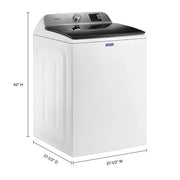 View Maytag 5.5 cu ft. White Top Load Washer with Deep Fill option image 3