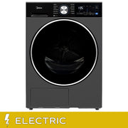 View Midea 4.4 cu. ft. Graphite Steel Electric Ventless Dryer with Heat Pump and Stacking Kit image 2