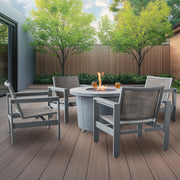 View Milo 5-piece Patio Seating Set with Fire Table image 2