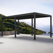 View Mirador 10 ft. x 20 ft. Adjustable Louvered Aluminum Pergola image 2