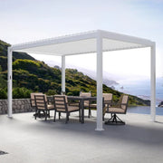 View Mirador 8.8 ft. x 14.4 ft. Adjustable Louvered Aluminum Pergola image 2
