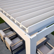 View Mirador 8.8 ft. x 14.4 ft. Adjustable Louvered Aluminum Pergola image 4