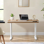 View Nico Case 117 cm (46.1 in.) Height Adjustable Lift Desk, White Frame image 1