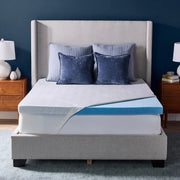 View Novaform 3 in. Advanced Cooling Gel Memory Foam Mattress Topper image 1