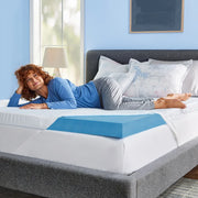View Novaform 3 in. Soothing Cool Plus Gel Memory Foam Mattress Topper image 5