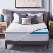 View Novaform ComfortLuxe Plus Gel Memory Foam 3-inch Mattress Topper image 1