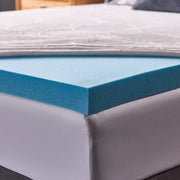 View Novaform ComfortLuxe Plus Gel Memory Foam 3-inch Mattress Topper image 3