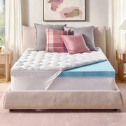 View Novaform Pillow Top Plus Gel Memory Foam 4-inch Mattress Topper image 1