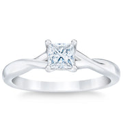 View Princess Cut Diamond Solitaire Ring (0.50 ct) image 1